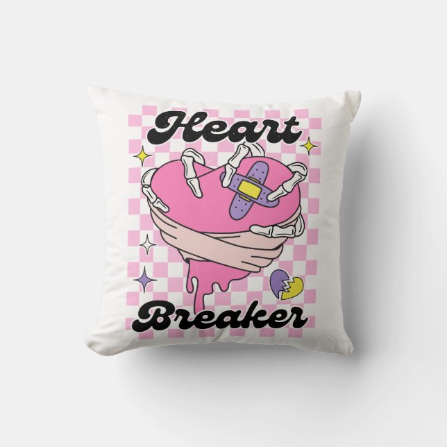 Heart Breaker Valentines Day Cushion (Front)