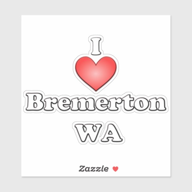 Heart Bremerton WA (Sheet)