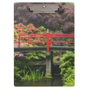 Heart Bridge with blossoming rhododendrons, Clipboard