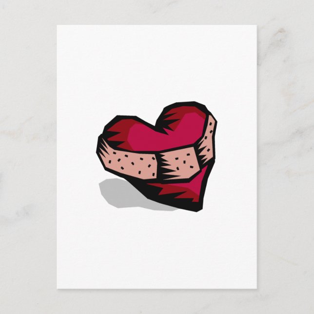 Heart (Broken) Postcard (Front)