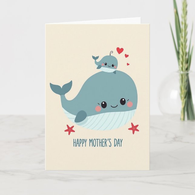 Heart Bubbles Mothers Day Card (Front)