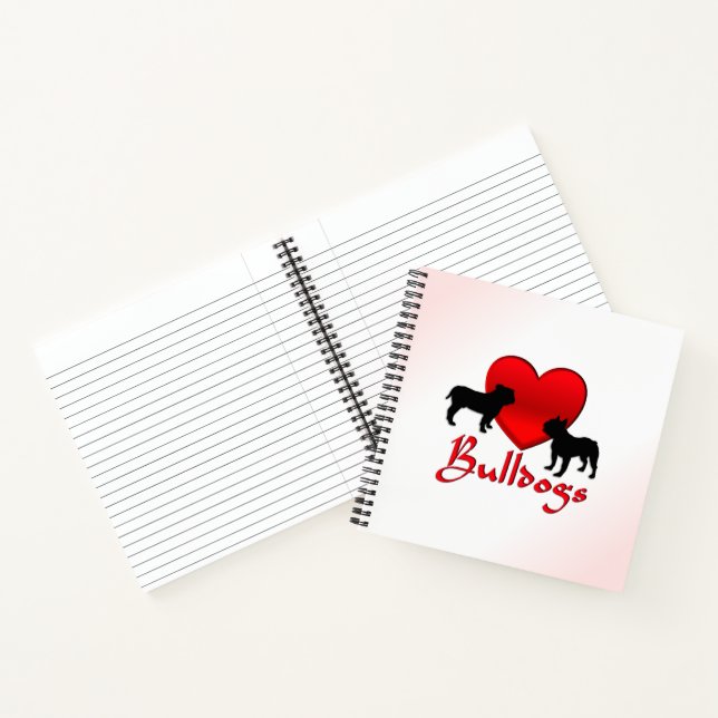 Heart Bulldogs Notebook (Inside)