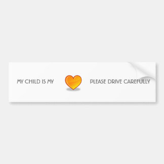 HEART BUMPER STICKER