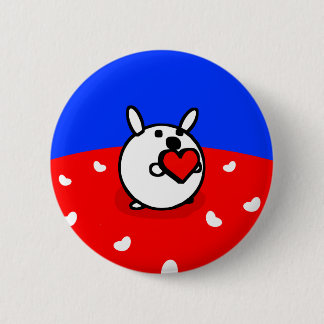 HEART BUNNY Button