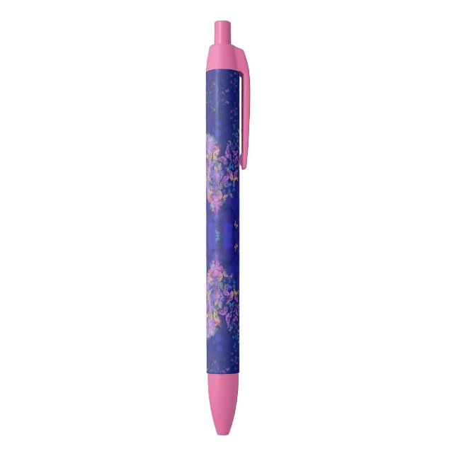 Heart Butterflies Pen (Bottom (Vertical))