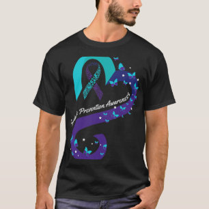 Heart Butterfly Suicide Awareness Mental Health 1 T-Shirt
