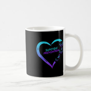 Heart Butterfly Suicide Prevention Awareness Coffee Mug