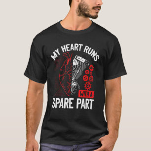 Heart Bypass Heart Transplant Survivor Open Heart T-Shirt