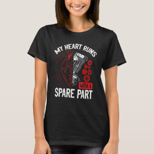 Heart Bypass Heart Transplant Survivor Open Heart T-Shirt