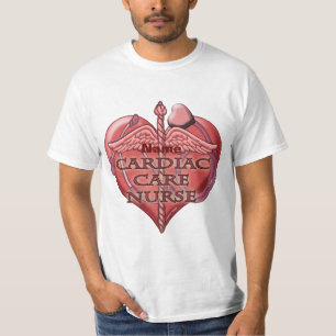 Heart Caduceus Cardiac Care Nurse T-Shirt