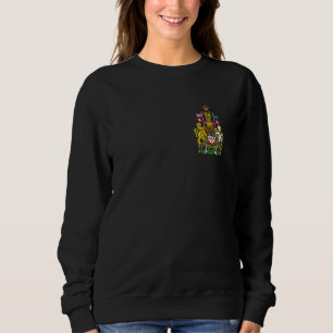 Heart Canada Day   Maple Leaf Heart Canadian Flag Sweatshirt