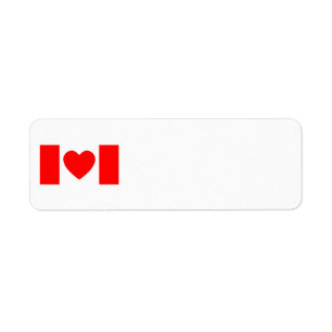 Heart Canadian Flag