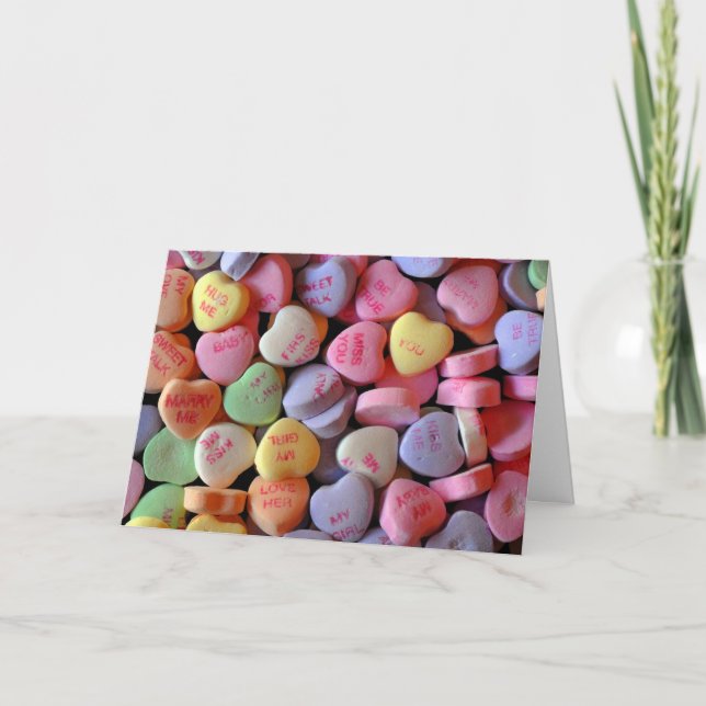 Heart Candy Holiday Card (Front)