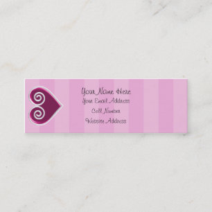 Heart Candy Skinny Profile Card