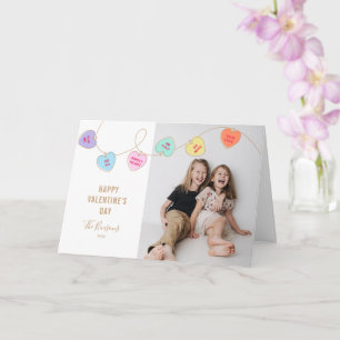 Heart Candy Valentine's Day Photo Card