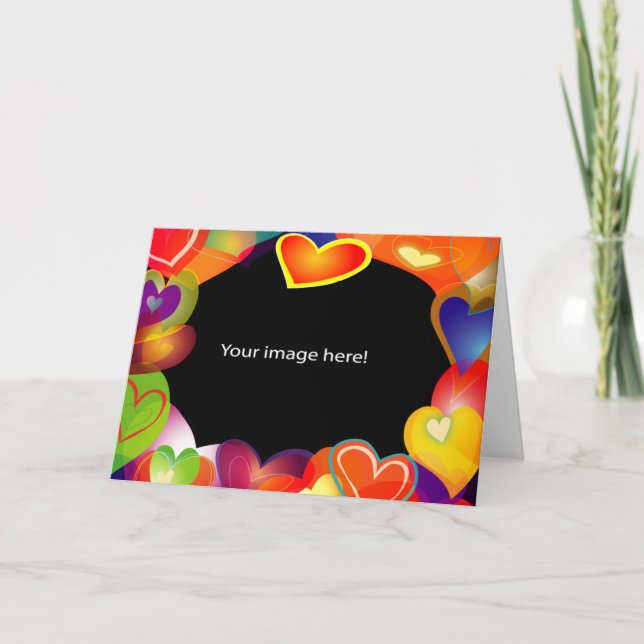 Heart Card Template (Front)