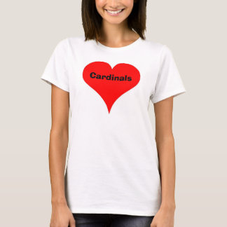 heart, Cardinals T-Shirt