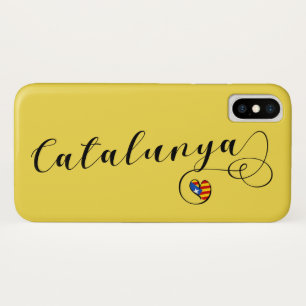Heart Catalunya Mobile Phone Case, Catalonia Case-Mate iPhone Case