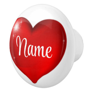 Heart Ceramic Knob