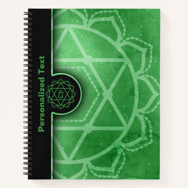 Heart Chakra Anahata Energy Healing Notebook (Front)