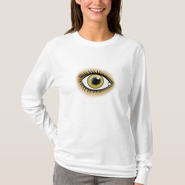 Heart Chakra Hazel Eye T-Shirt (Front)