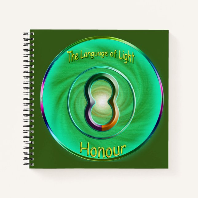 Heart Chakra - Honour power Notebook (Front)