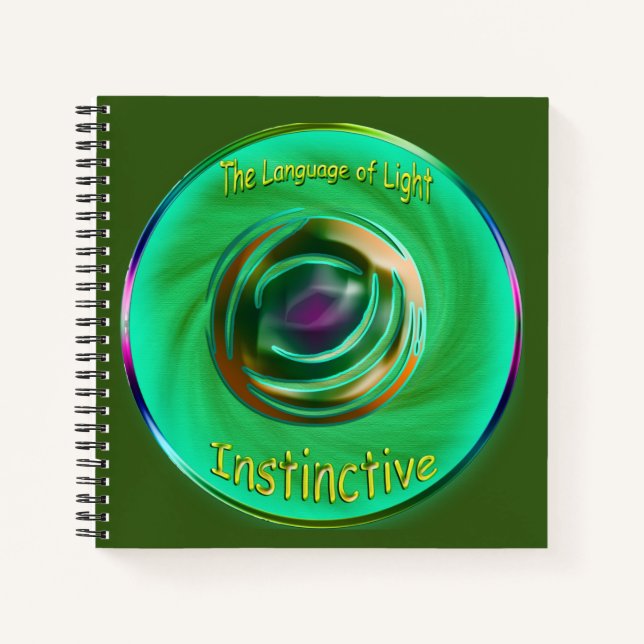 Heart Chakra - Instinctive power Notebook (Front)