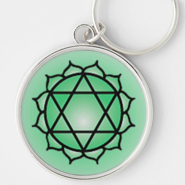 Heart Chakra Premium Keychain (Front)