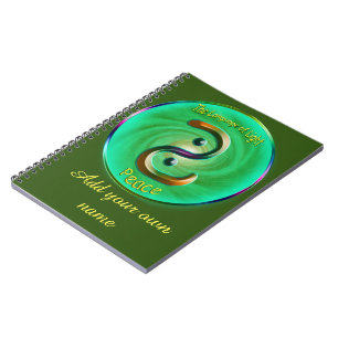 Heart Chakra - Symbol of Peace Notebook