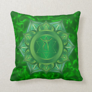 Heart Chakra Throw Pillow