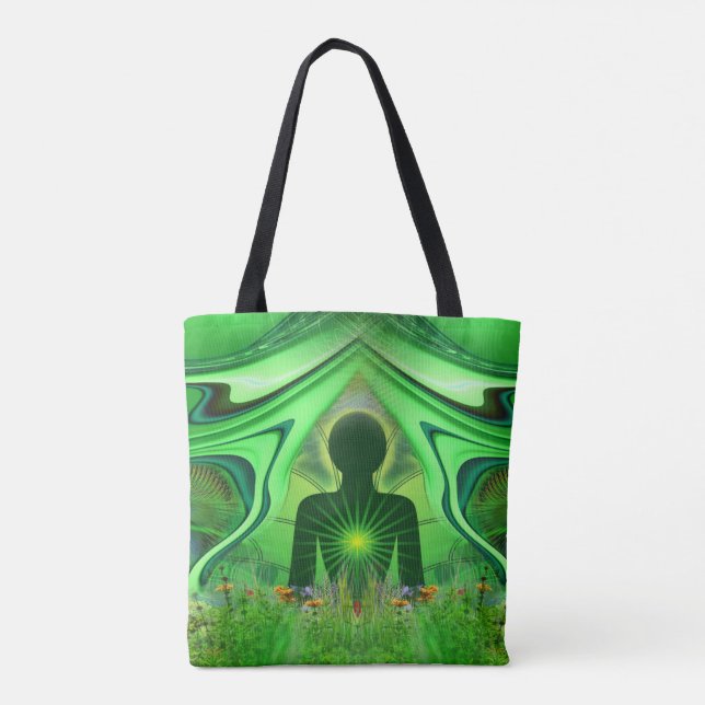 Heart Chakra Tote Bag (Back)