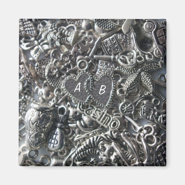 Heart charms magnet (Front)