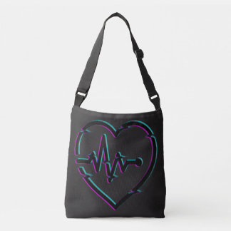 Heart Check All-Over-Print Tote