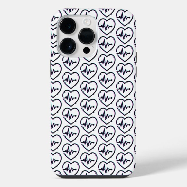 Heart Check iPhone / iPad case (Back)
