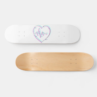 Heart Check Skateboard Deck
