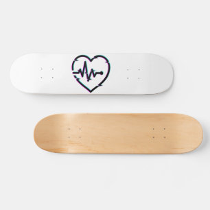 Heart Check Skateboard Deck