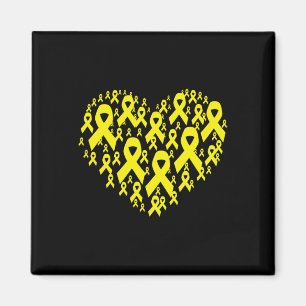Heart Childhood Cancer Awareness Magnet