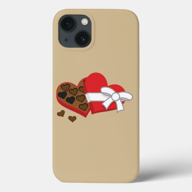 Heart Chocolate Gift Box - Valentine's Day Case-Mate iPhone Case (Back)