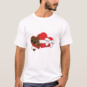 Heart Chocolate Gift Box - Valentine's Day T-Shirt