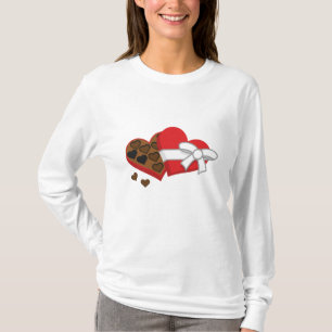 Heart Chocolate Gift Box - Valentine's Day T-Shirt