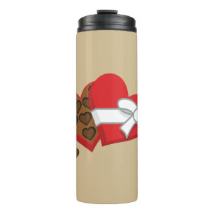 Heart Chocolate Gift Box - Valentine's Day Thermal Tumbler