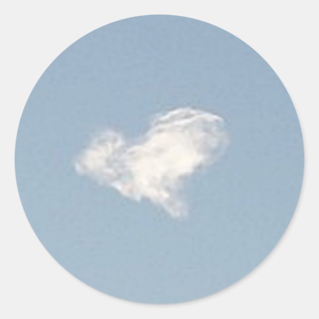 Heart Cloud Sticker (Front)