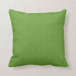 Heart Clover Pattern Cushion