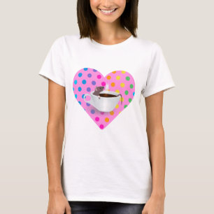heart coffee mouse T-Shirt