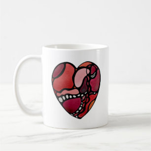 Heart coffee mug