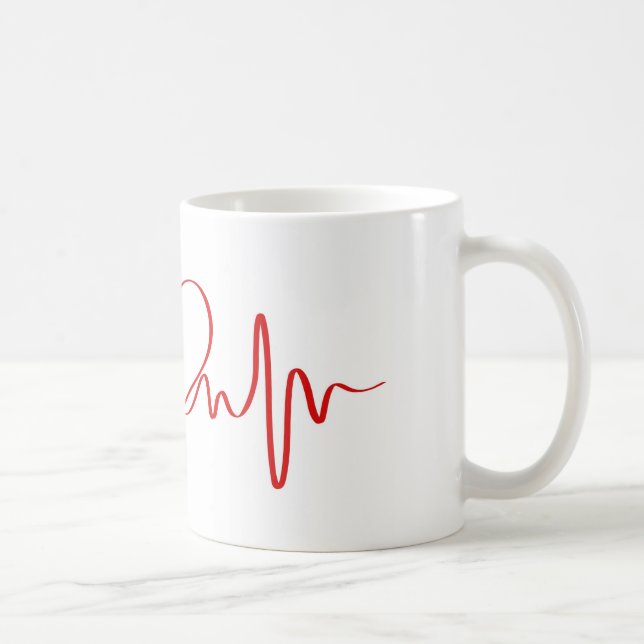 heart coffee mug (Right)