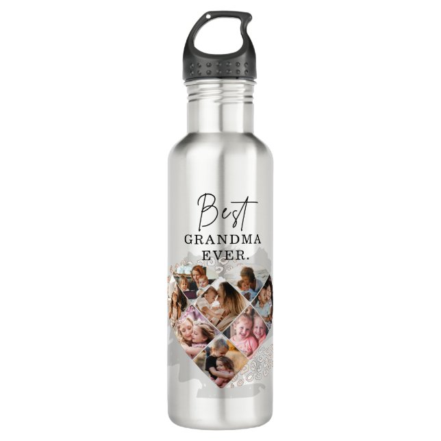 Heart Collage 710 Ml Water Bottle (Front)