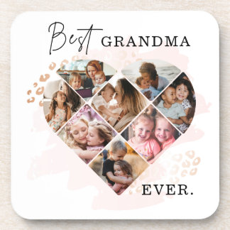 Heart Collage Coaster