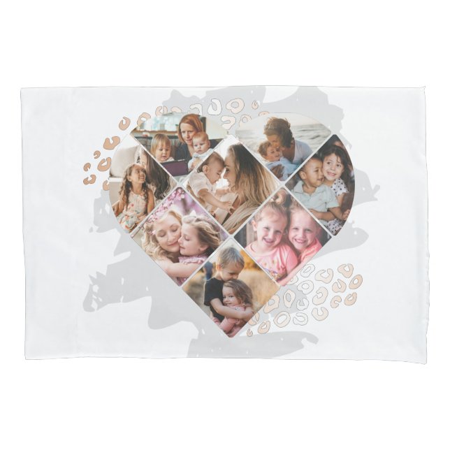 Heart Collage Pillowcase (Front)