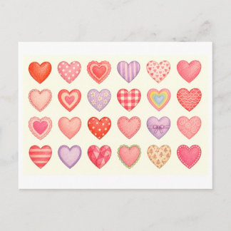 Heart Collage Postcard